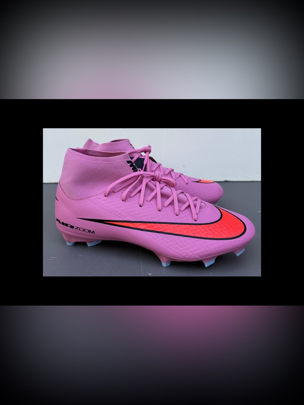 Nike Men's Mercurial Superfly 10 Academy AG Cleats Soccer Pink sz 8 NEW NO BOX
